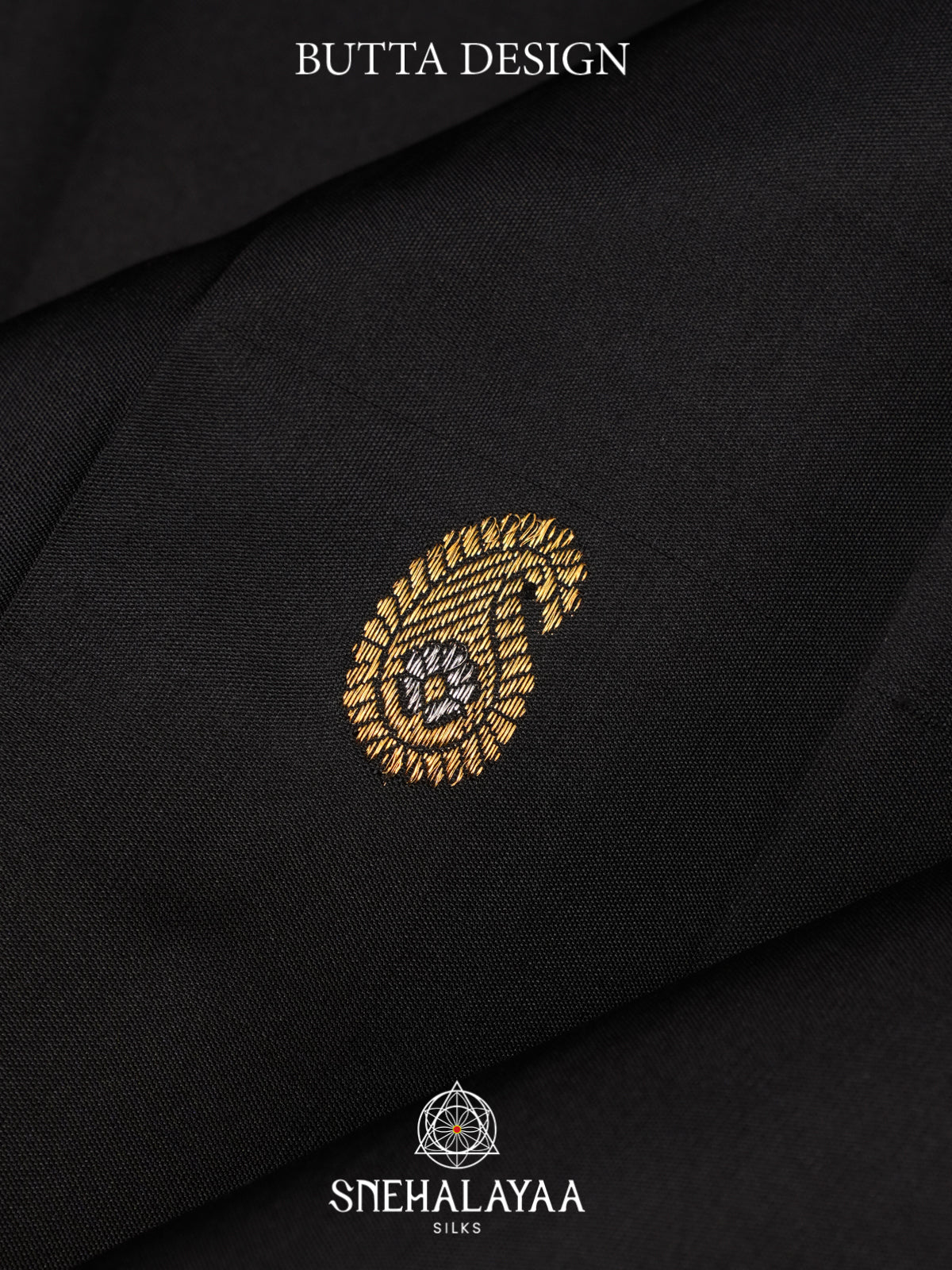Black Kanjivaram Silk Saree