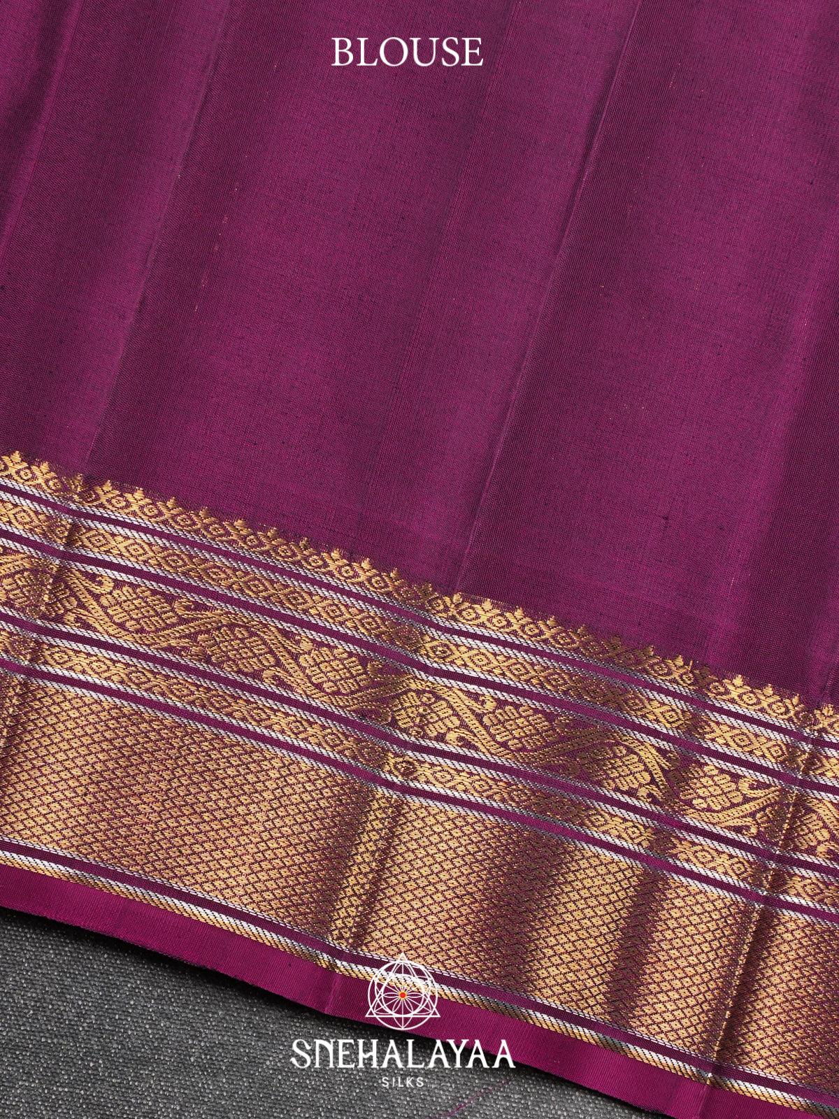 Black Kanjivaram Silk Saree