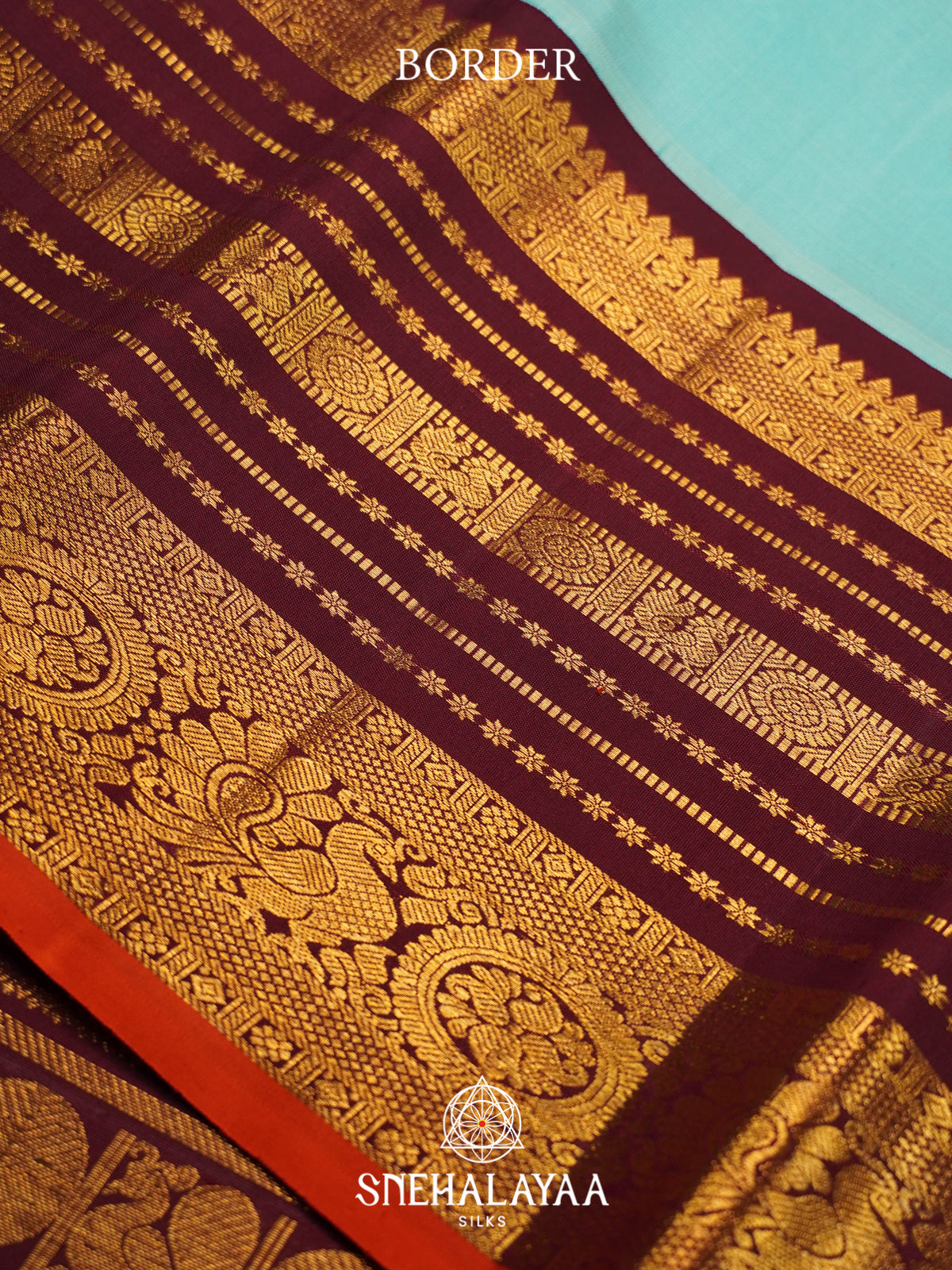 Mint Green Kanjivaram Silk Saree