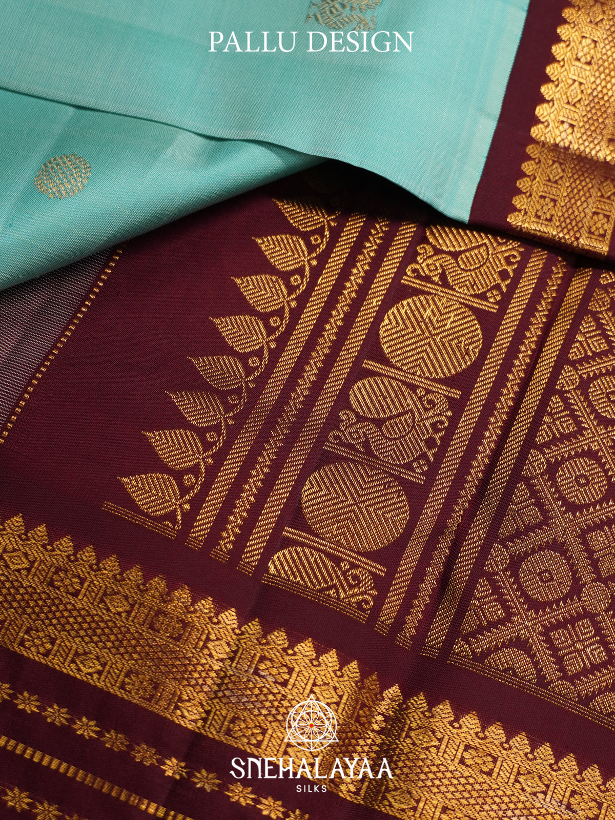 Mint Green Kanjivaram Silk Saree
