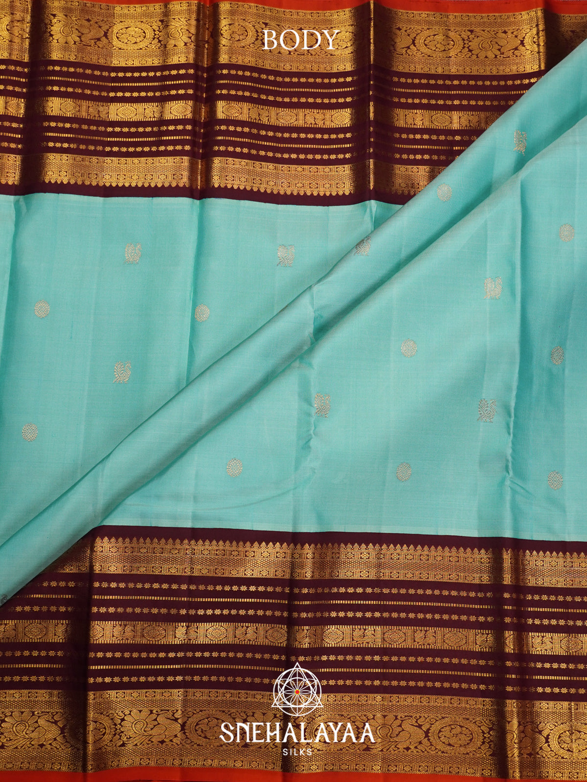 Mint Green Kanjivaram Silk Saree