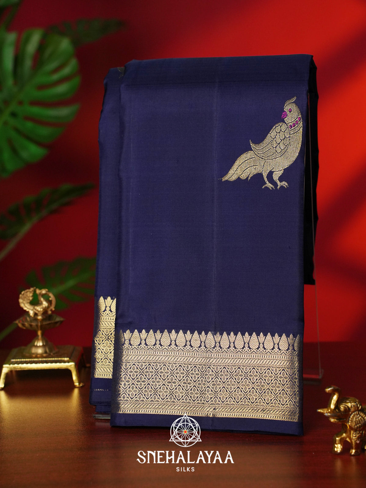Purple Kanjivaram Silk Saree
