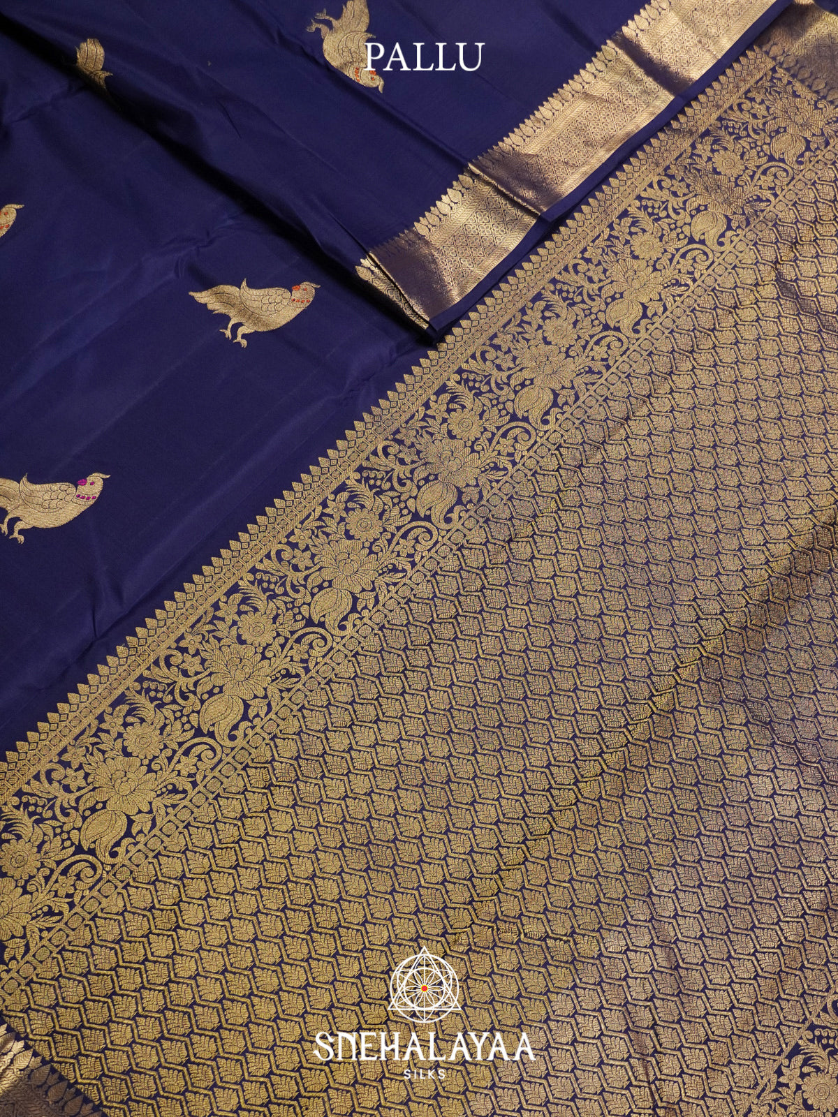 Purple Kanjivaram Silk Saree