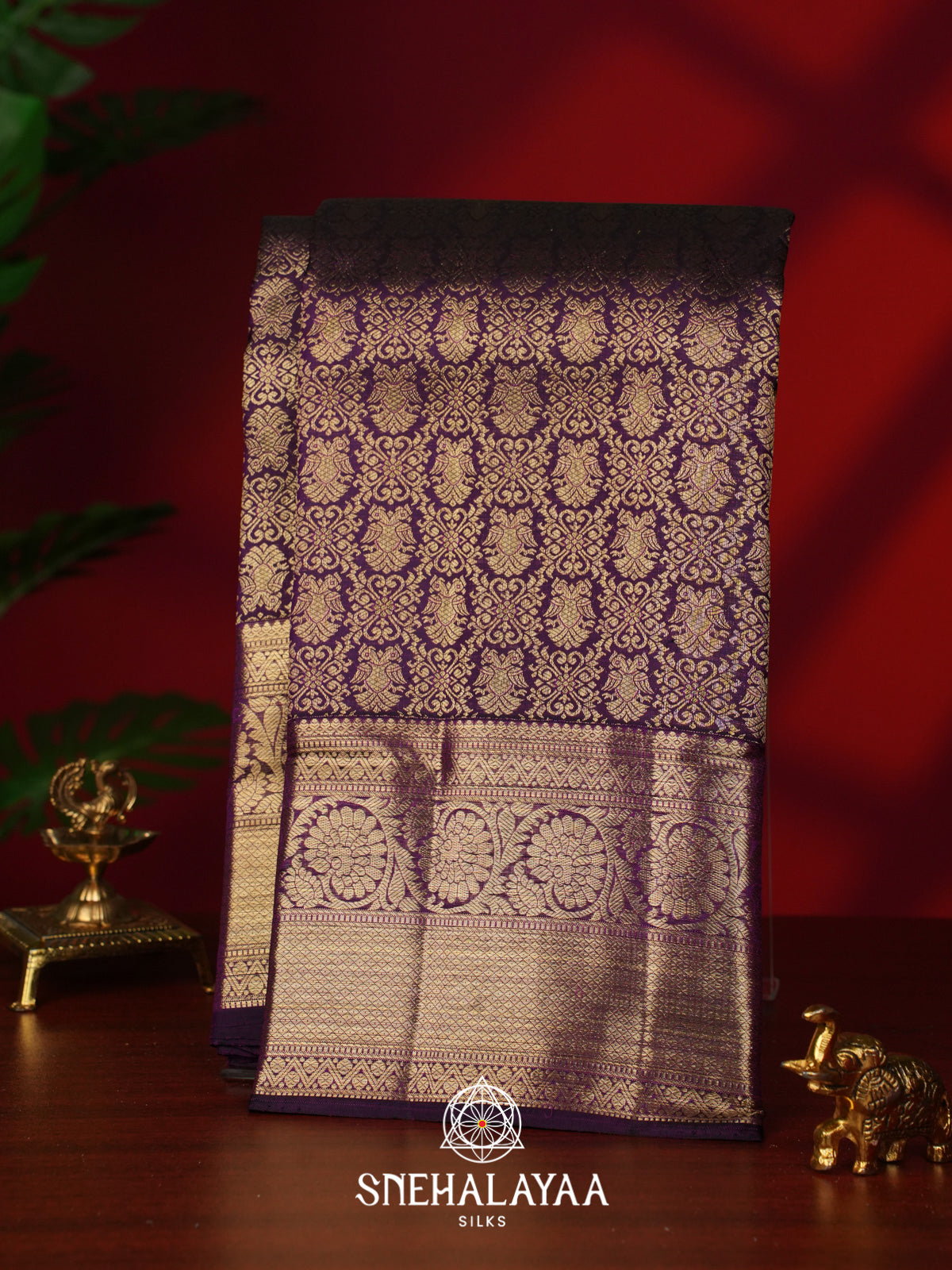 Meganta Kanjivaram Silk Saree