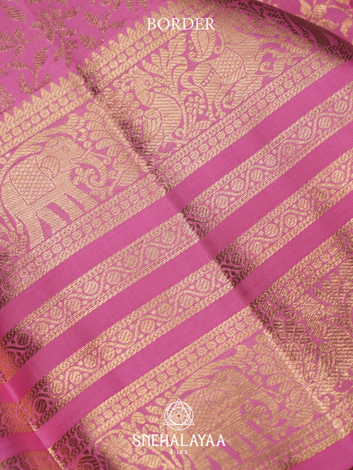 Pink Kanjivaram Silk Saree
