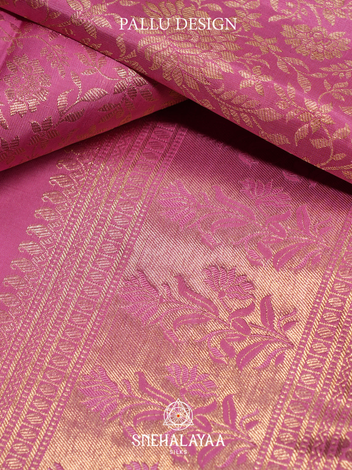 Pink Kanjivaram Silk Saree