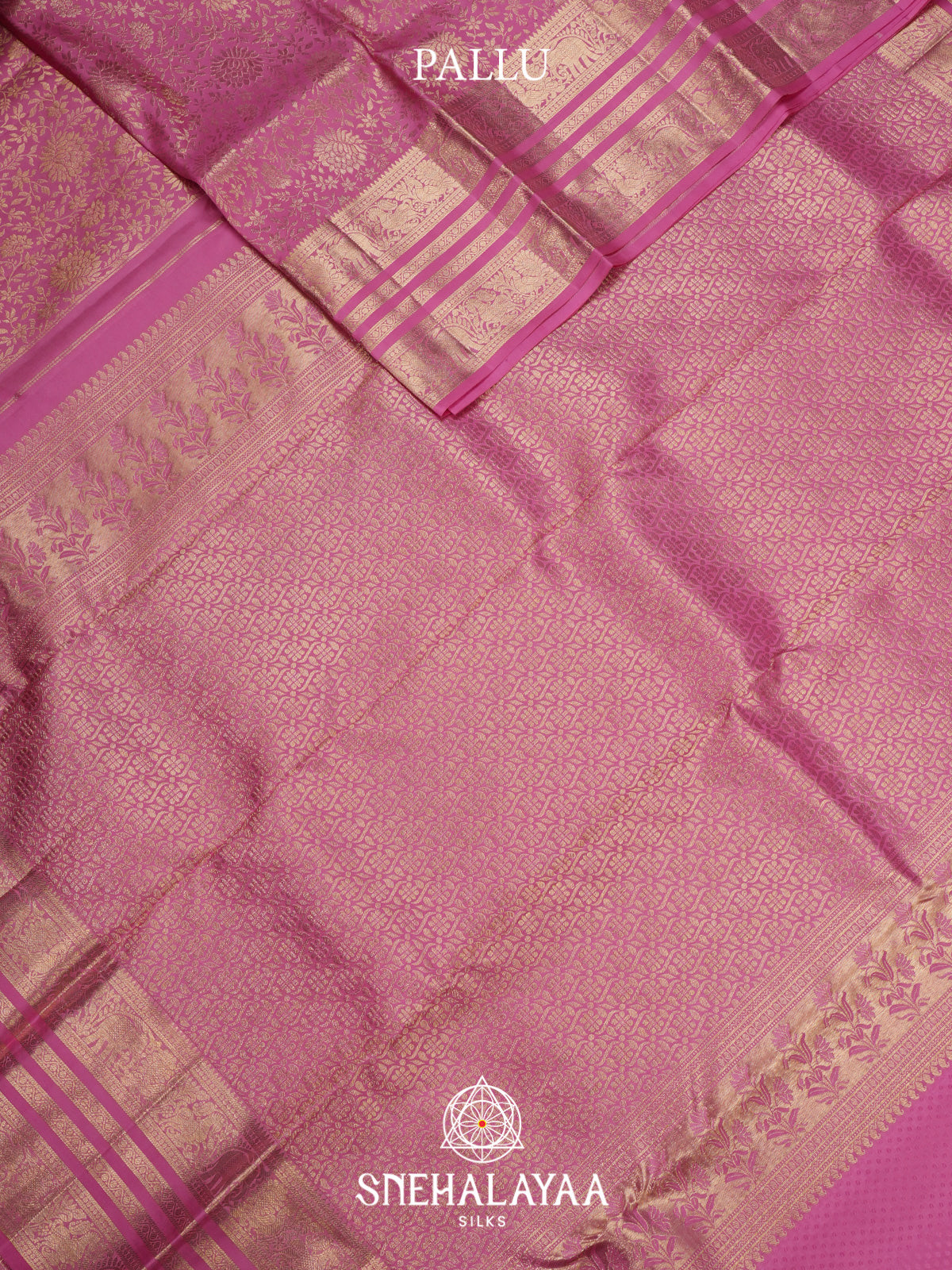 Pink Kanjivaram Silk Saree
