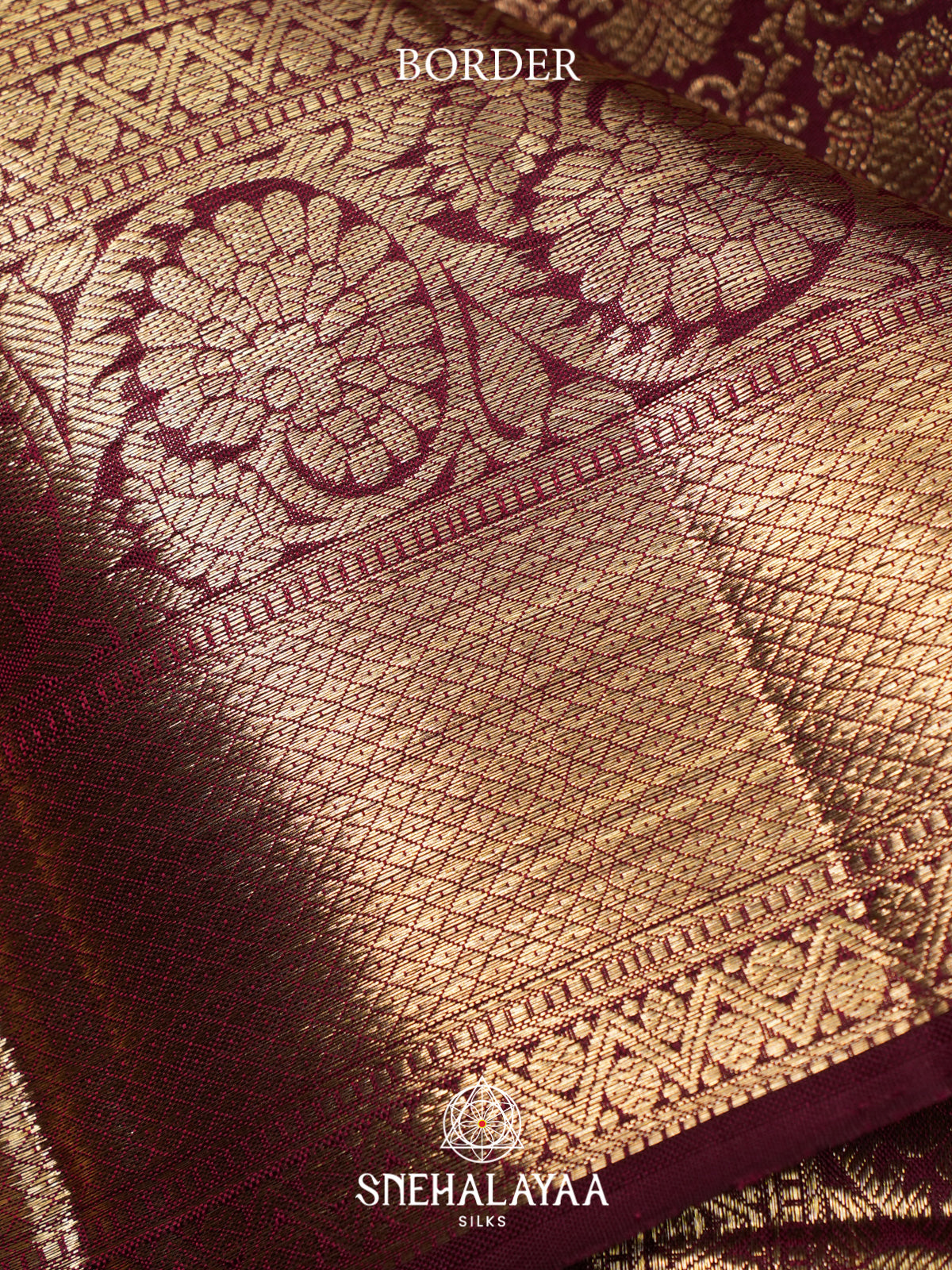 Maroon Kanjivaram Silk Saree