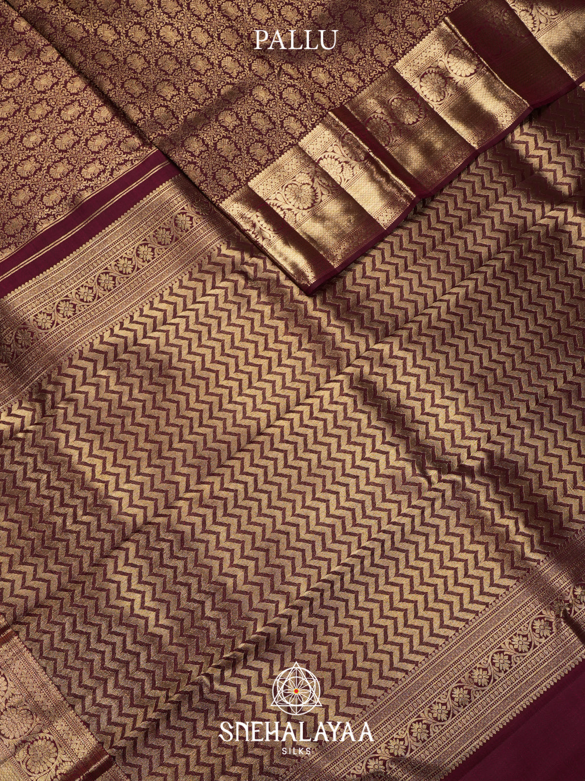 Maroon Kanjivaram Silk Saree