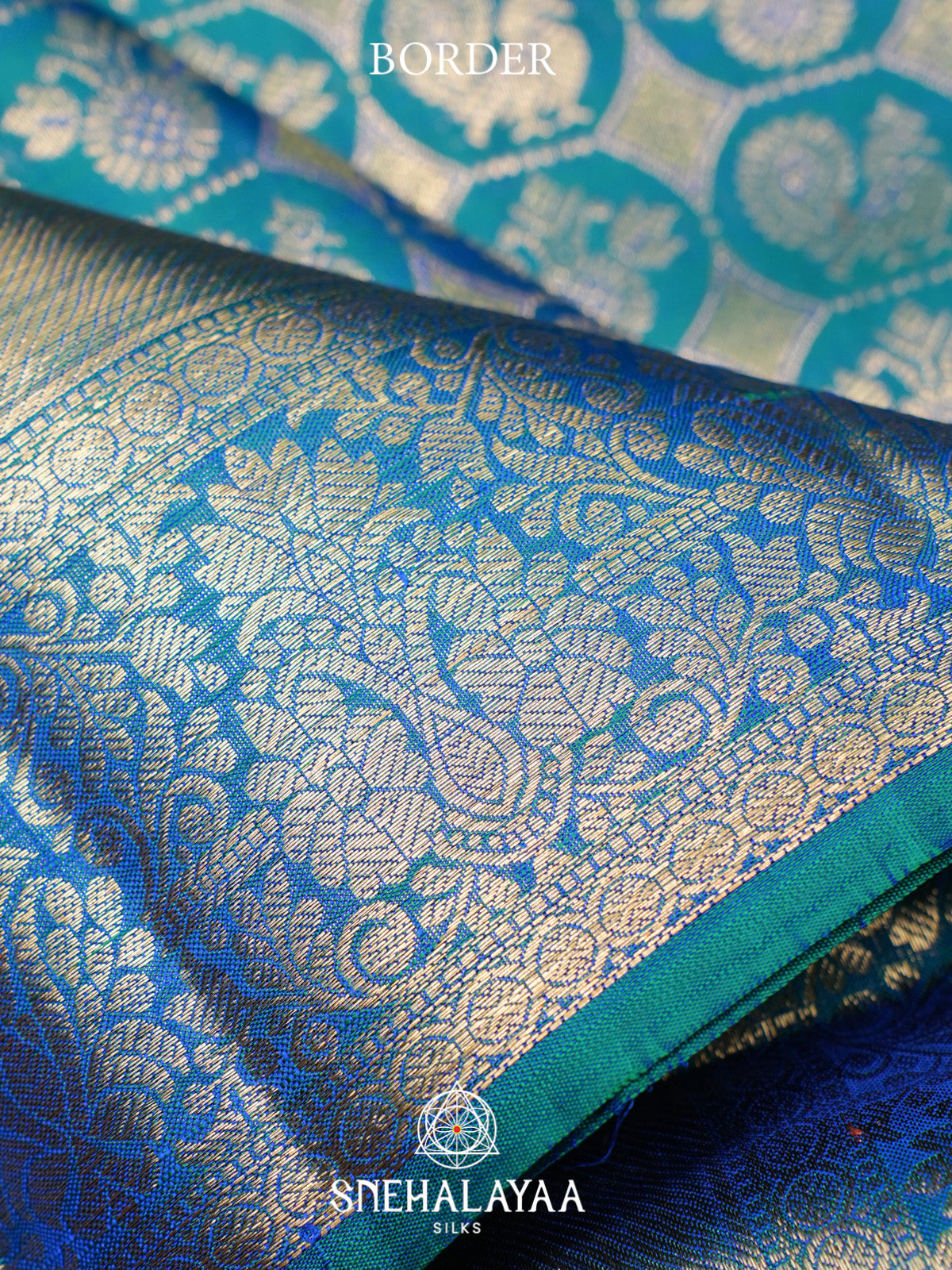 Blue Kanjivaram Silk Saree