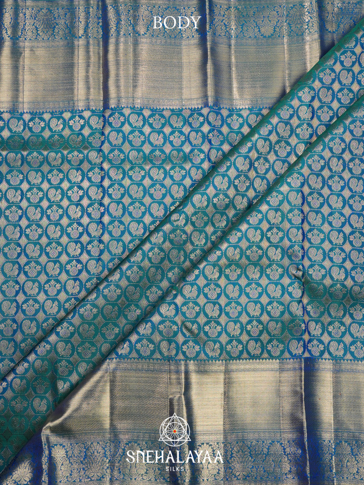 Blue Kanjivaram Silk Saree