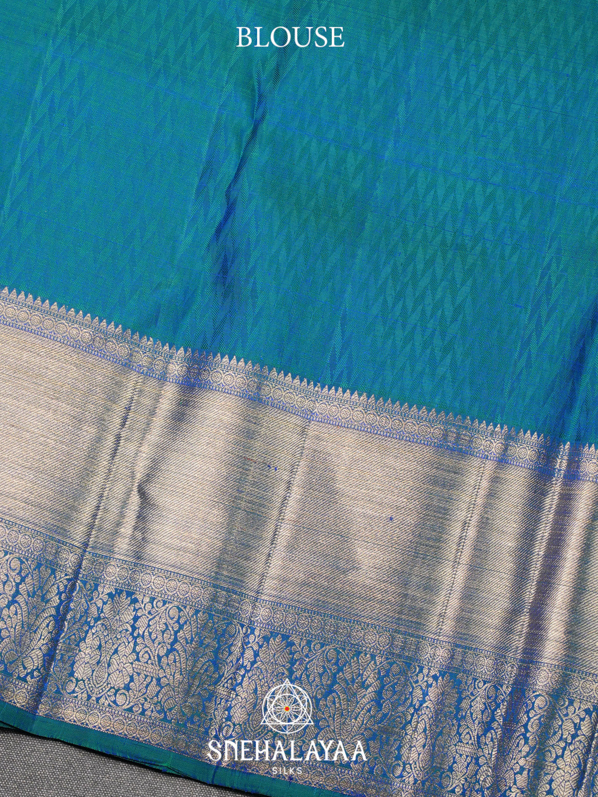 Blue Kanjivaram Silk Saree