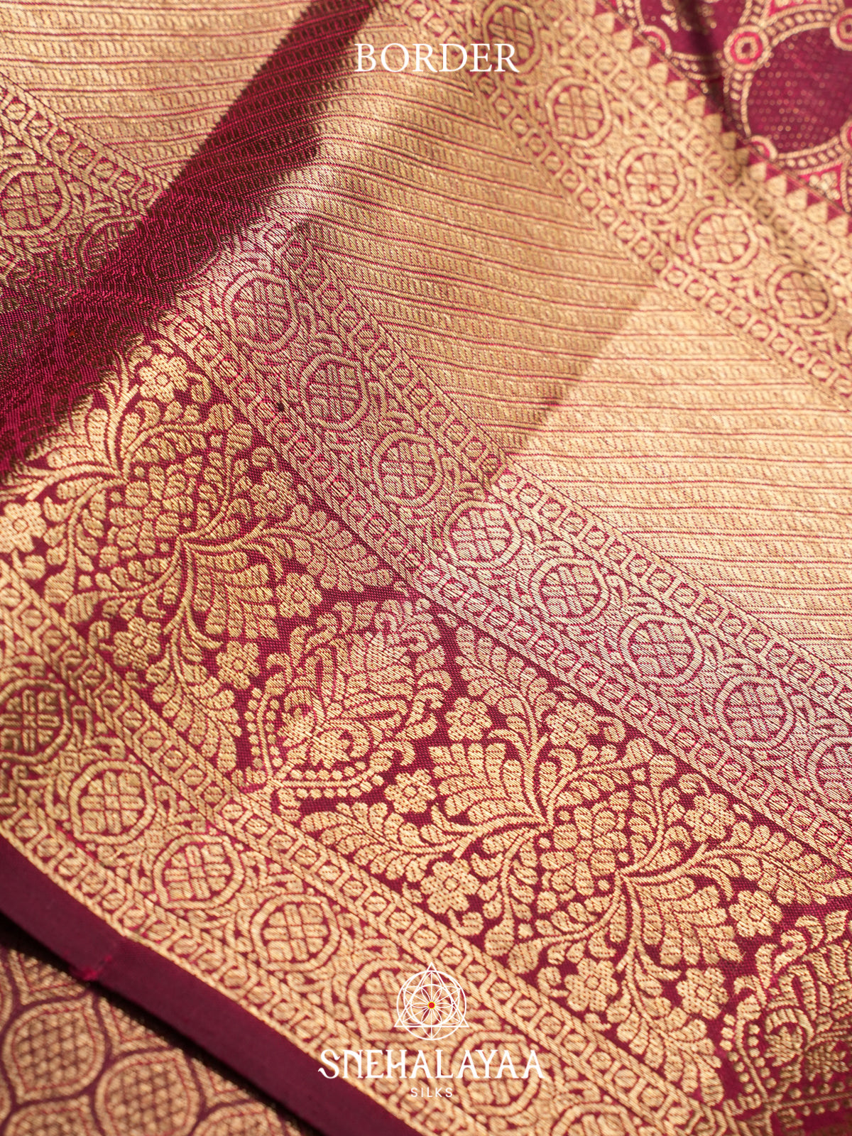 Maroon Kanjivaram Silk Saree