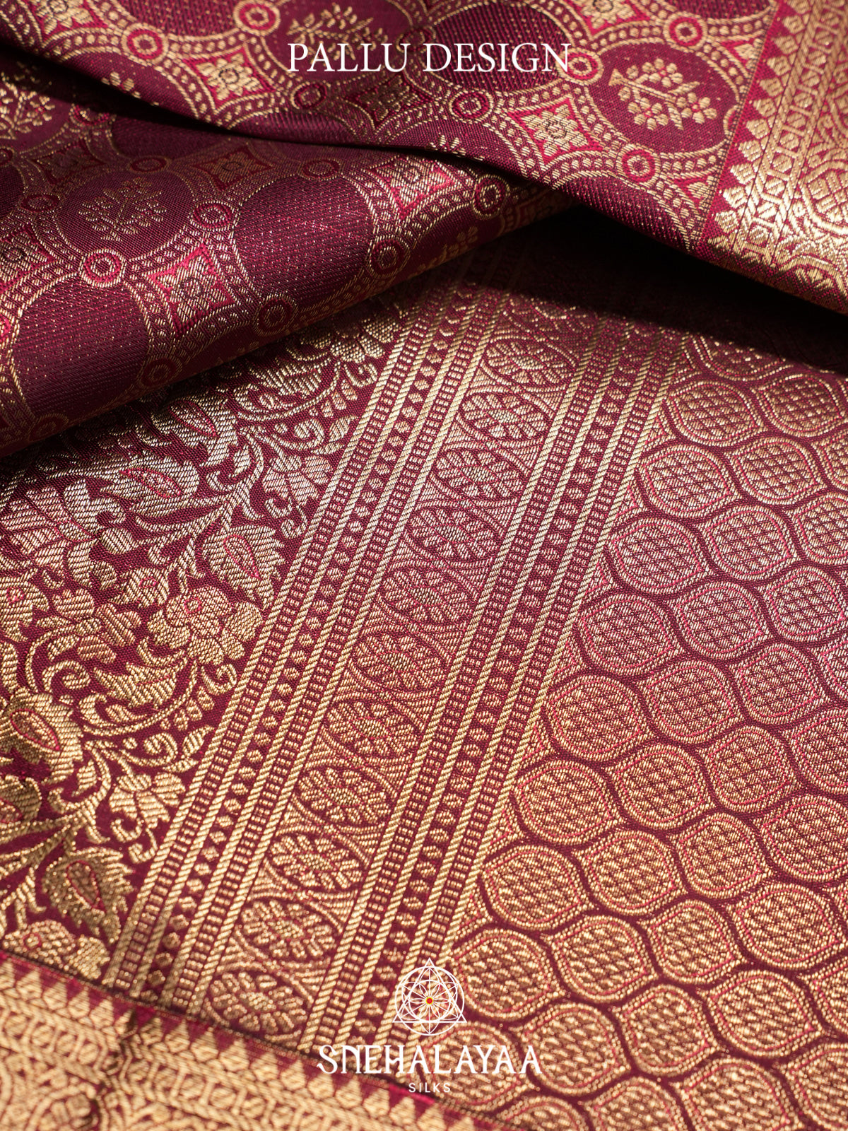 Maroon Kanjivaram Silk Saree