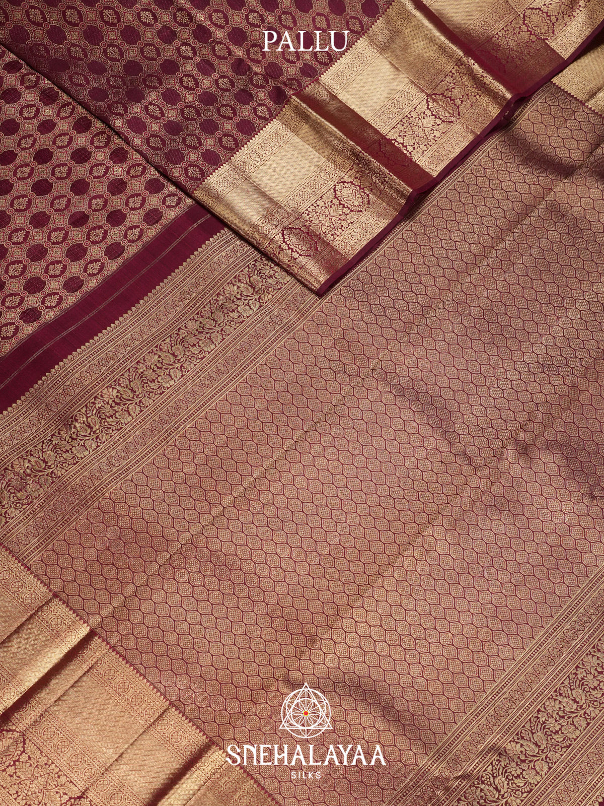 Maroon Kanjivaram Silk Saree
