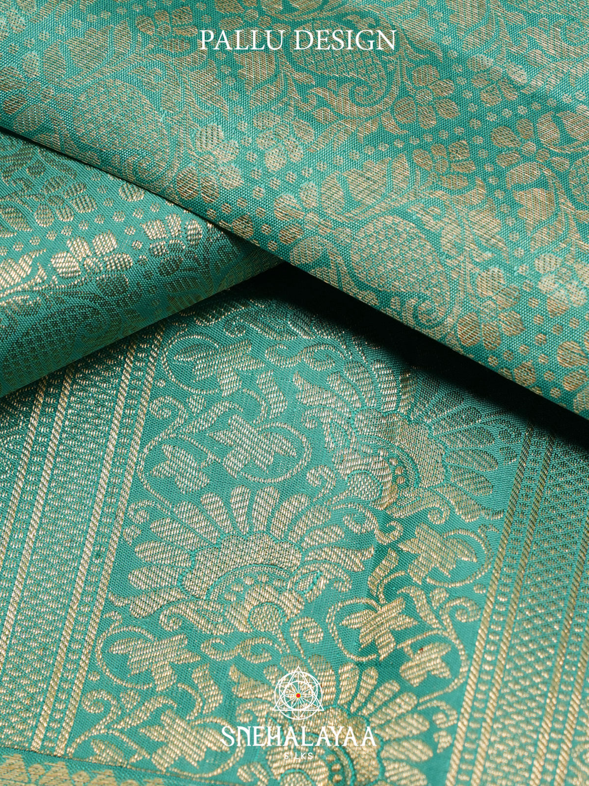 Mint Green Kanjivaram Silk Saree