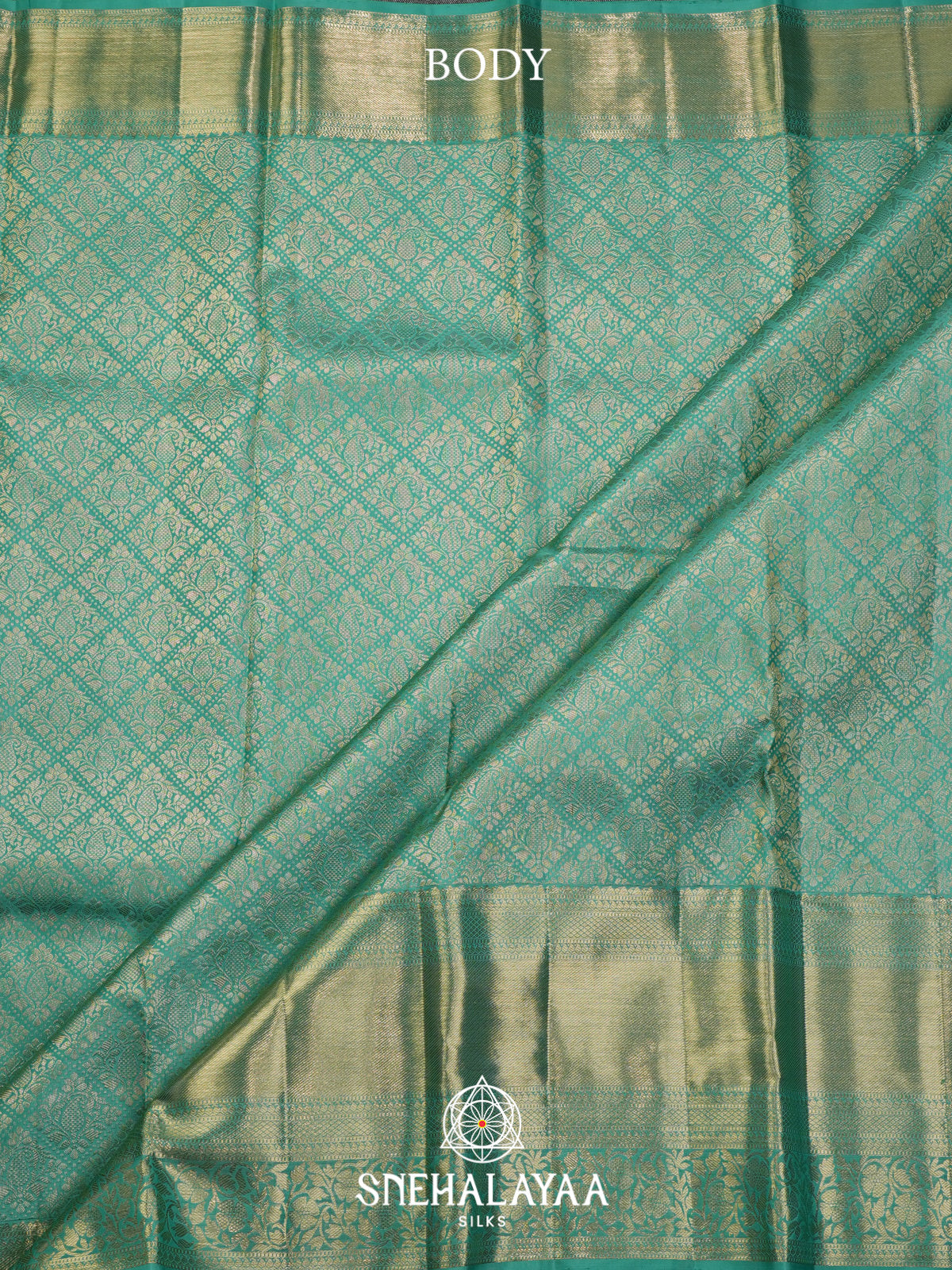 Mint Green Kanjivaram Silk Saree
