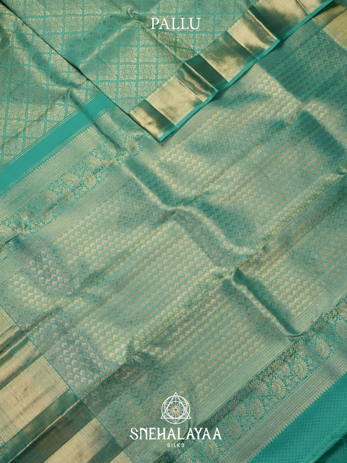 Mint Green Kanjivaram Silk Saree