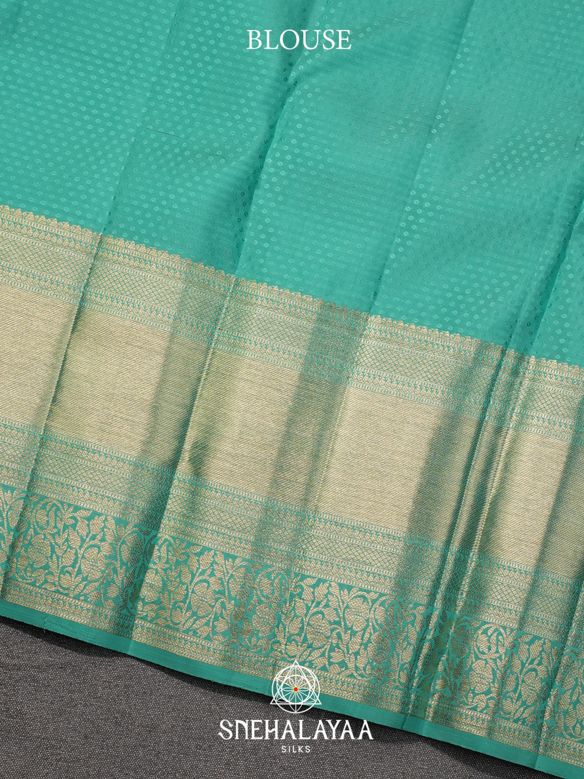 Mint Green Kanjivaram Silk Saree