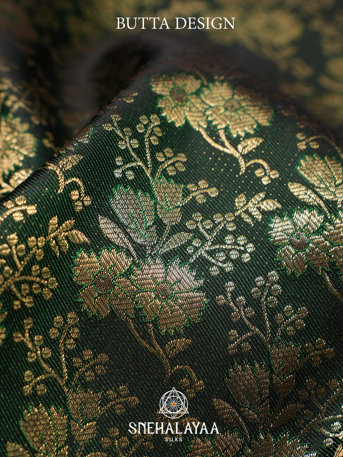 Forest Green Kanjivaram Silk Saree