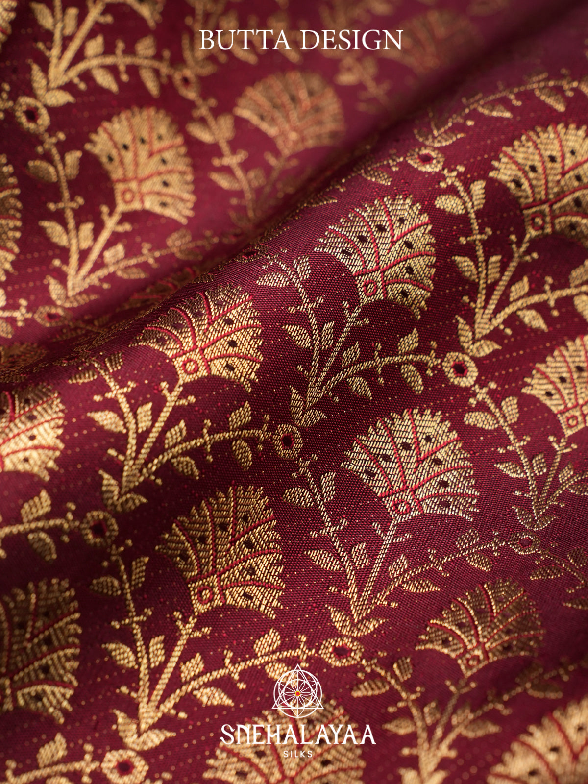 Maroon Kanjivaram Silk Saree