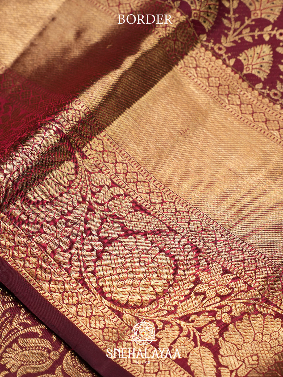 Maroon Kanjivaram Silk Saree