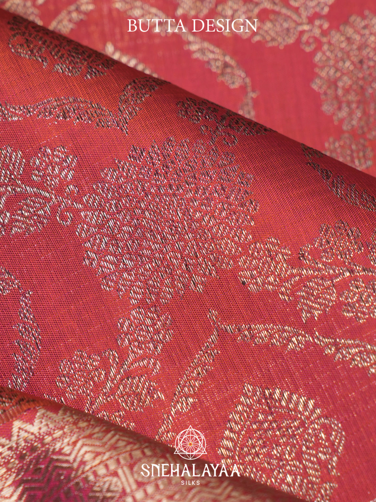 Coral Kanjivaram Silk Saree