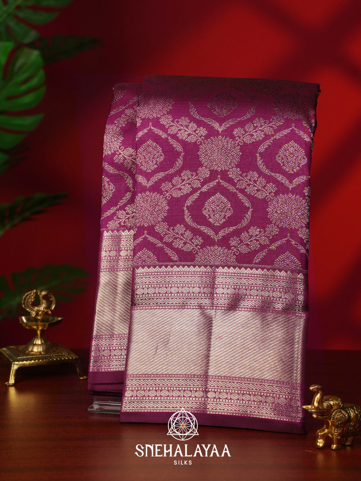 Meganta Kanjivaram Silk Saree