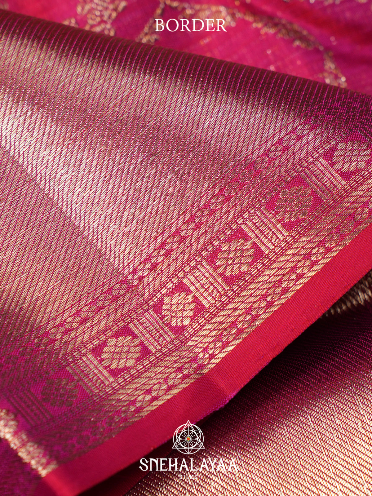 Fuchsia Pink Kanjivaram Silk Saree