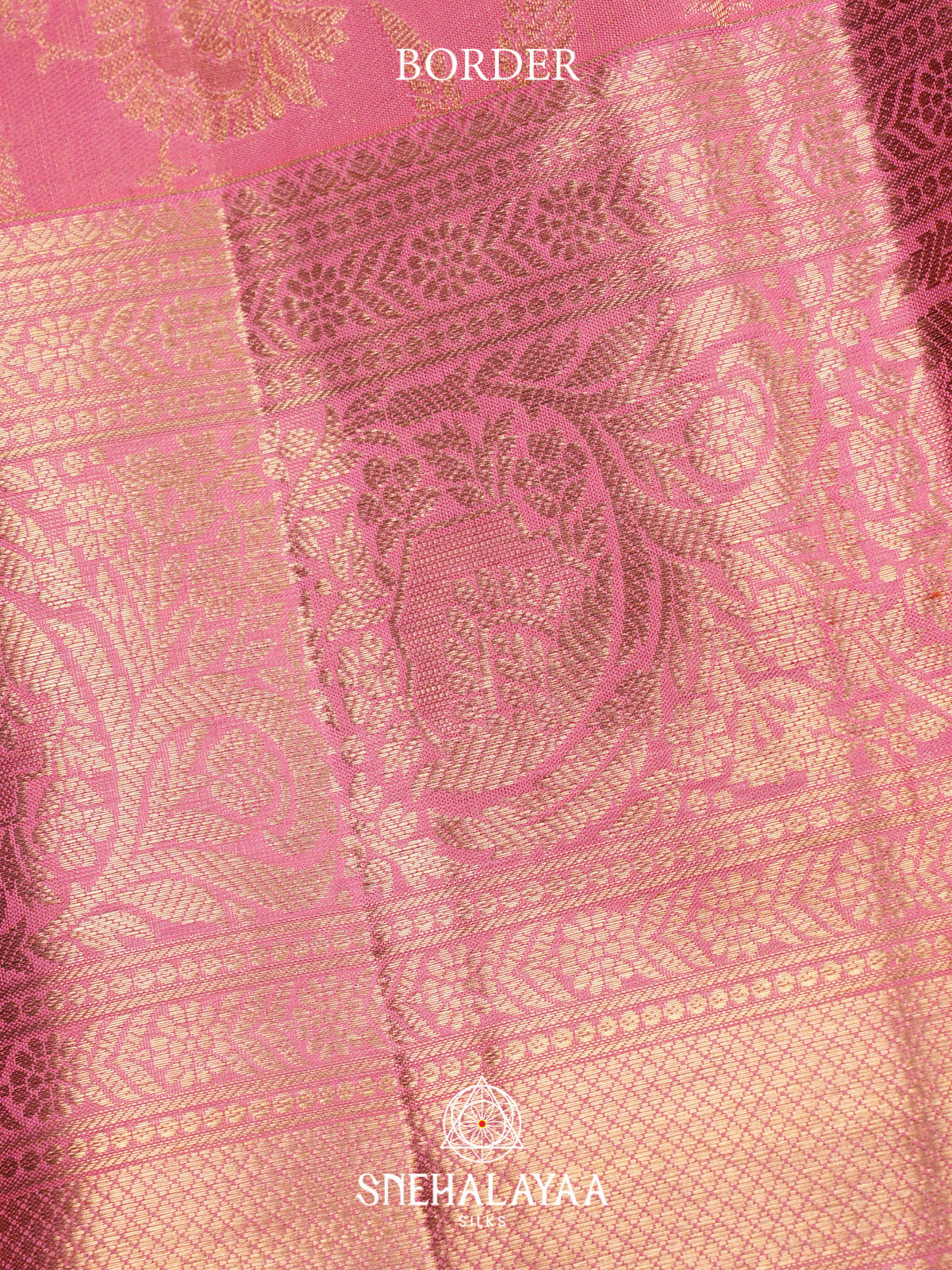Pink Kanjivaram Silk Saree