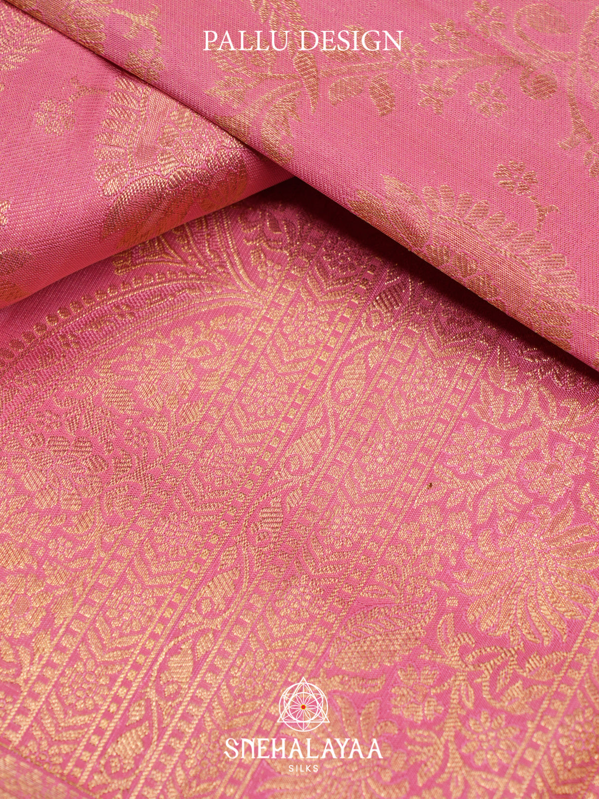 Pink Kanjivaram Silk Saree