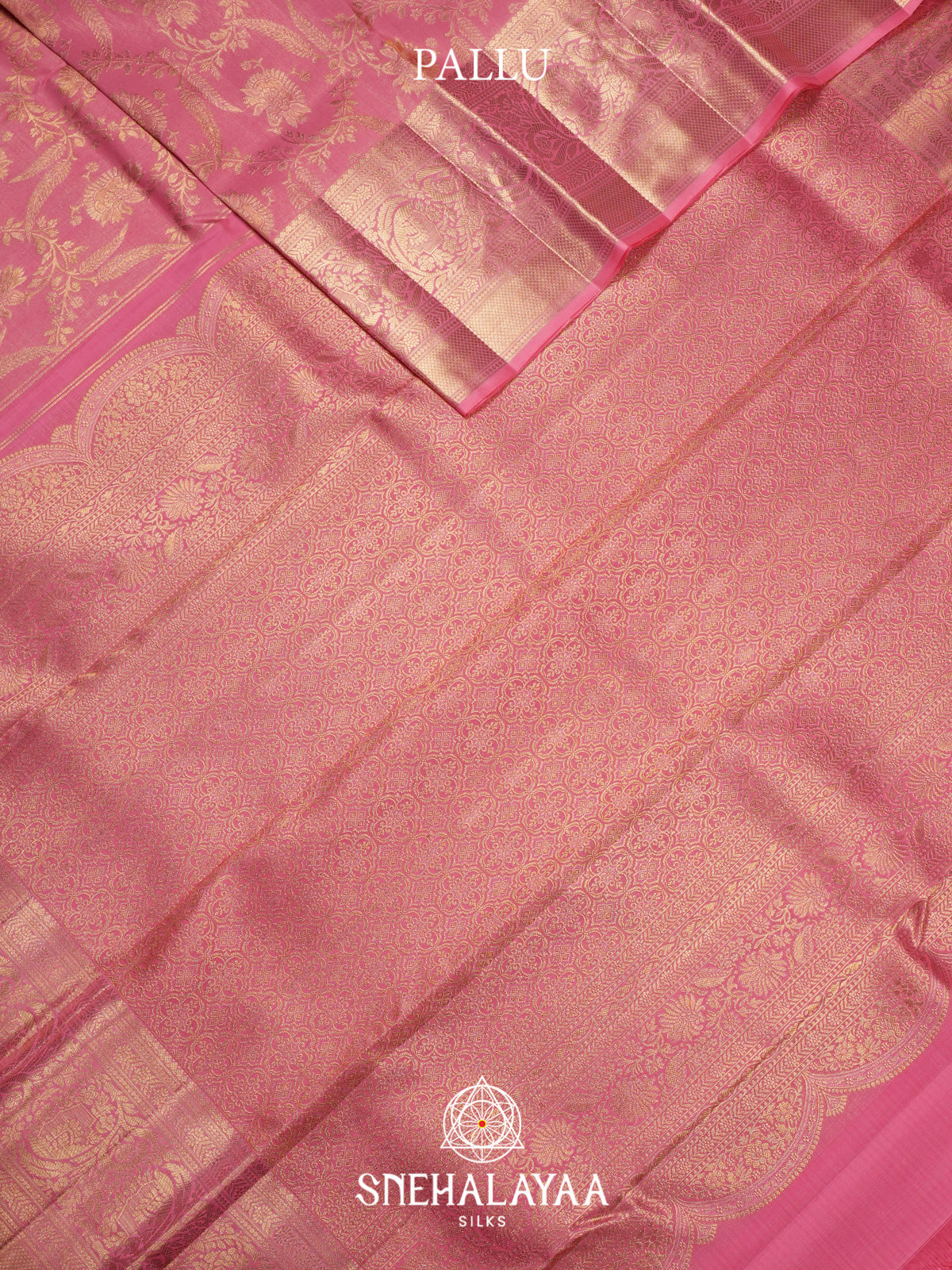 Pink Kanjivaram Silk Saree