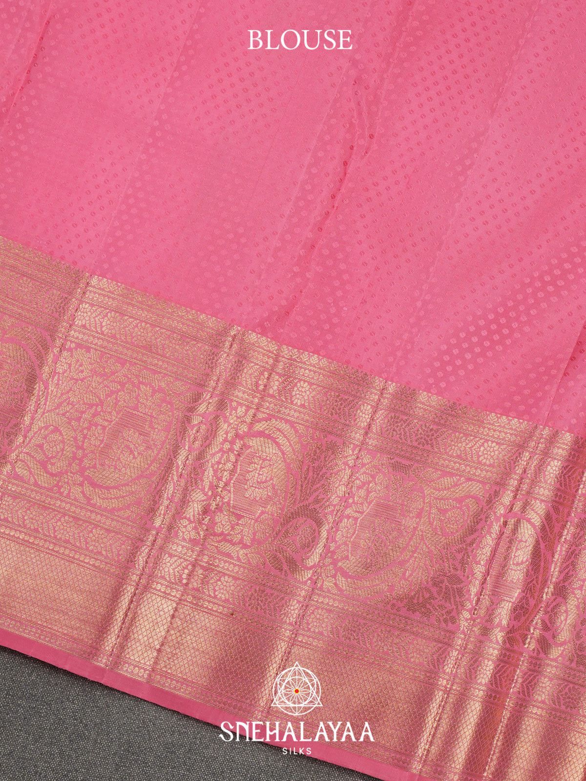Pink Kanjivaram Silk Saree
