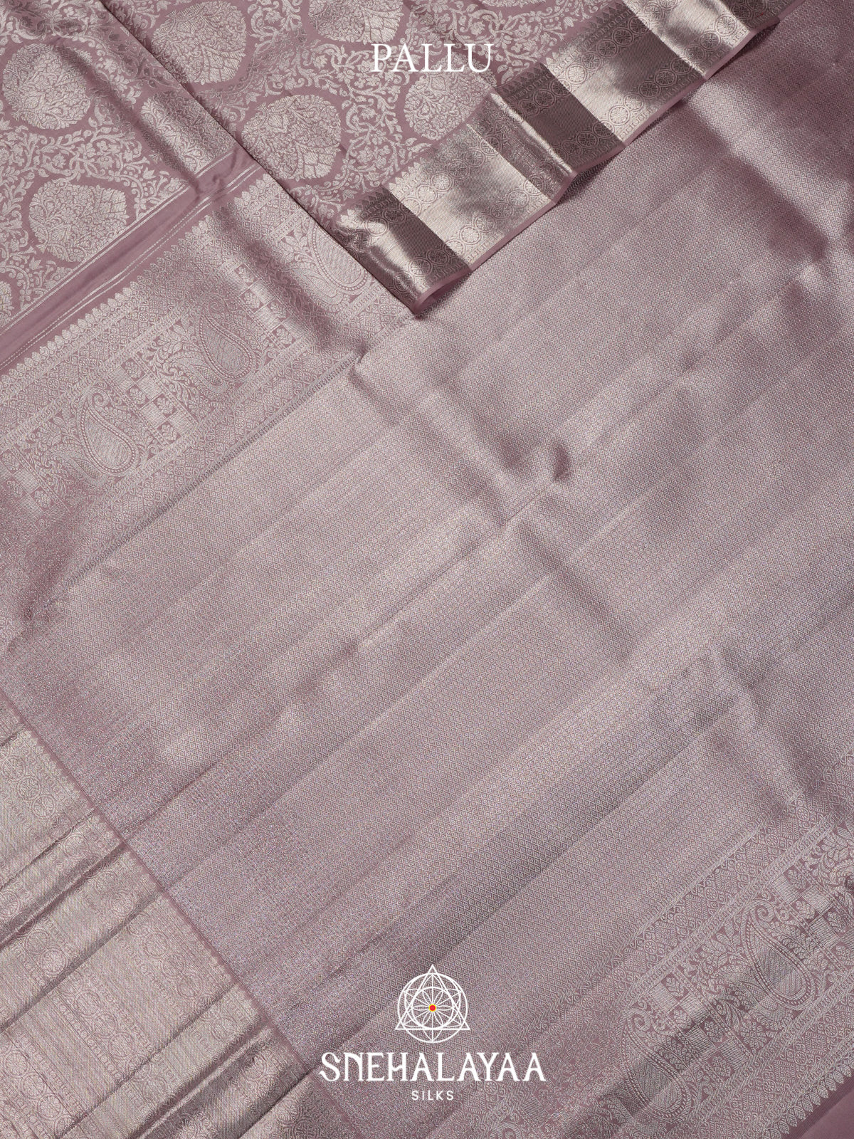 Grey Kanjivaram Silk Saree