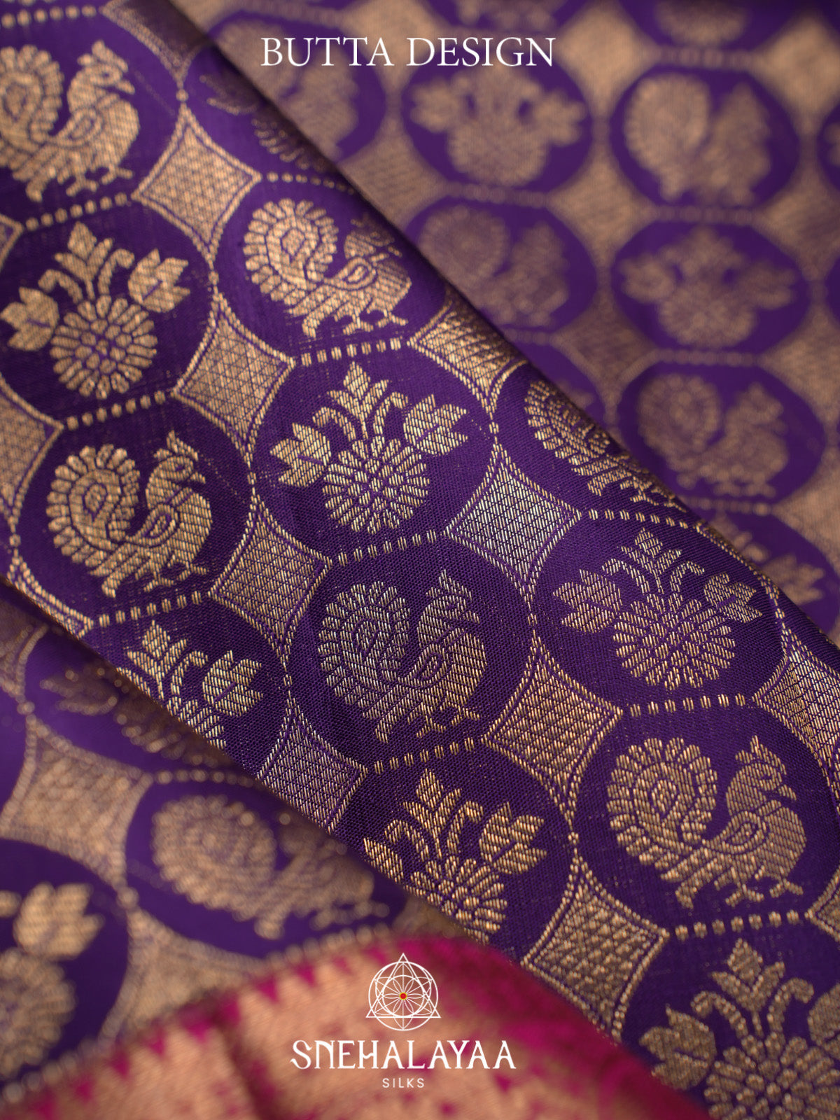 Purple Kanjivaram Silk Saree