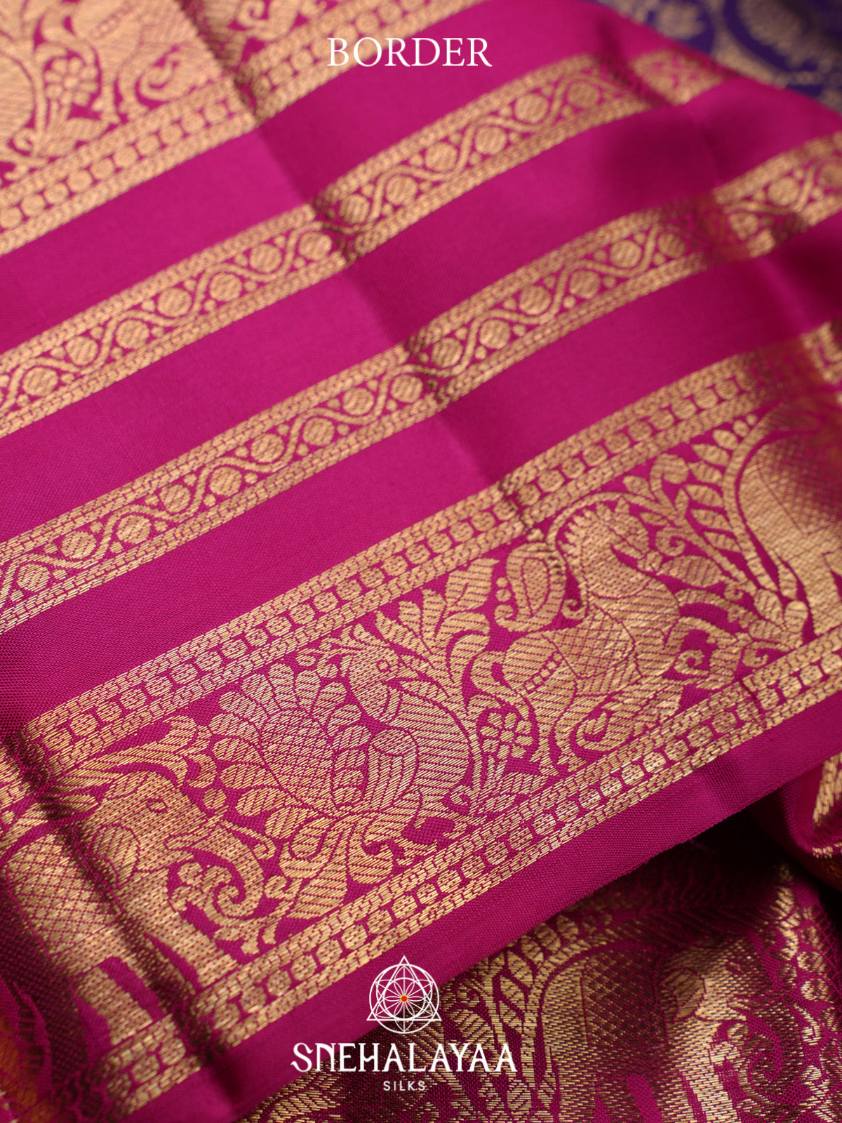 Purple Kanjivaram Silk Saree
