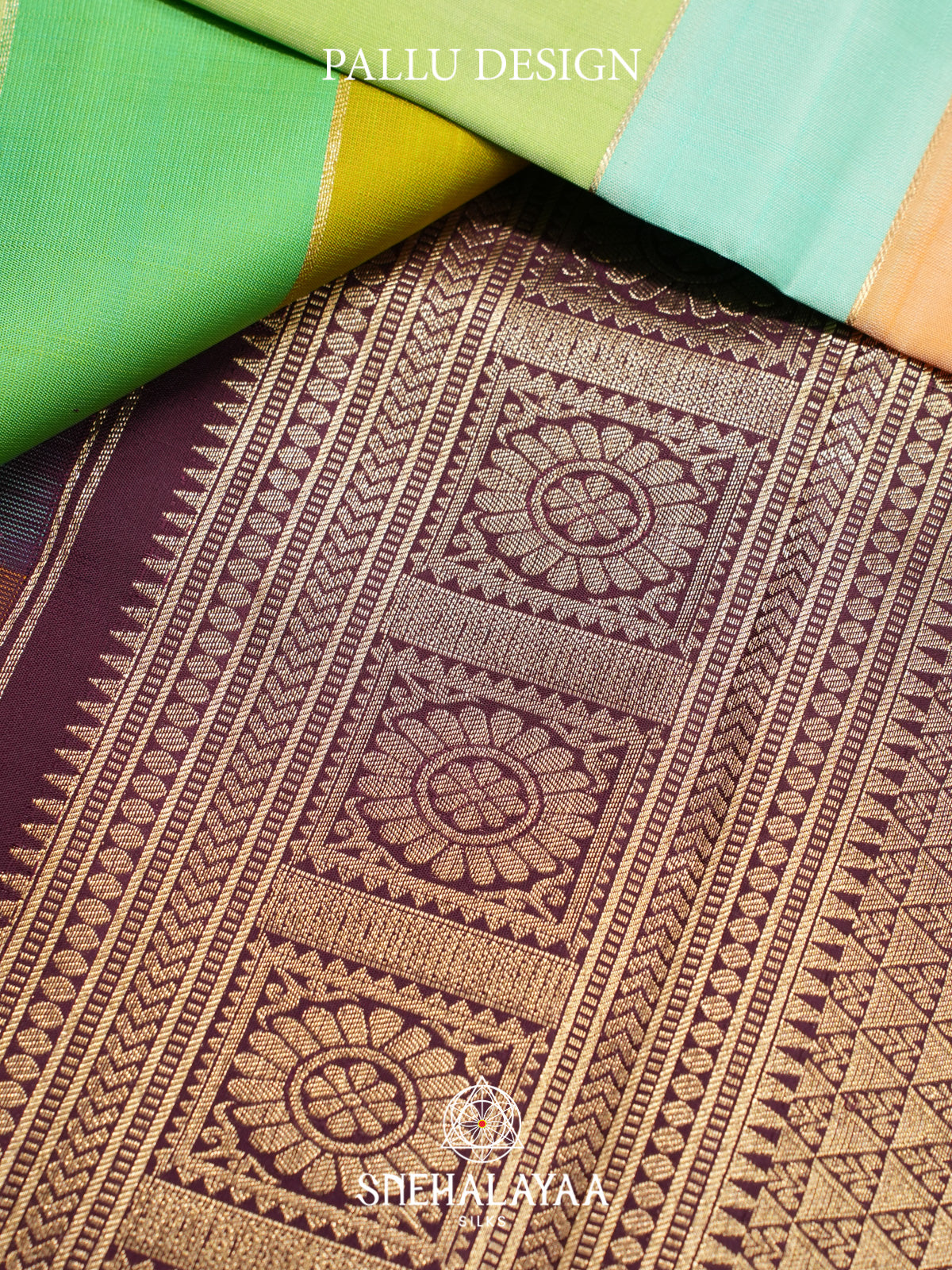 Multicolour Kanjivaram Silk Saree