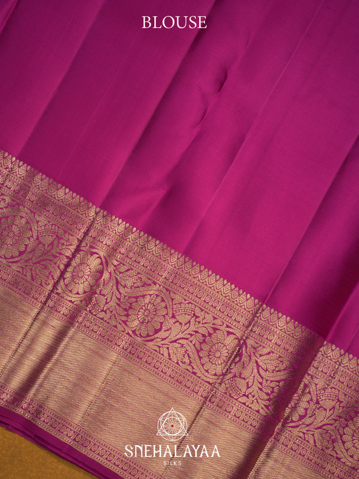 Orange Kanjivaram Silk Saree