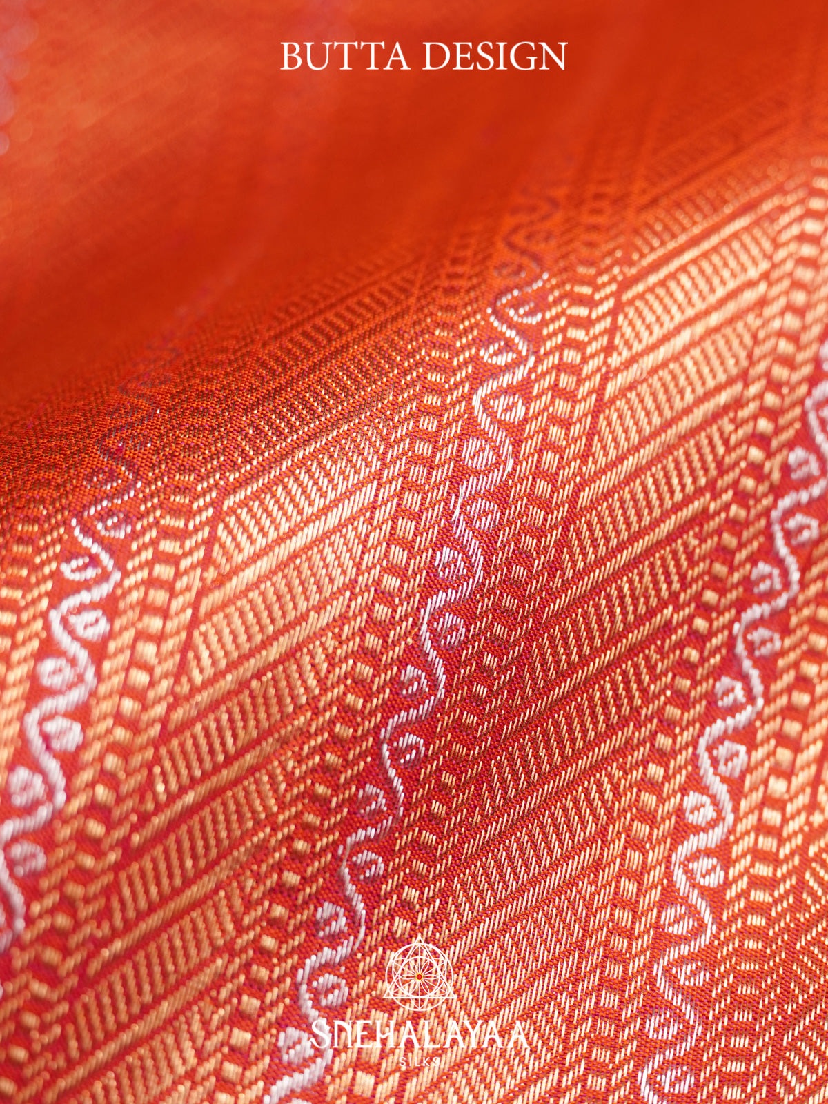 Orange Kanjivaram Silk Saree