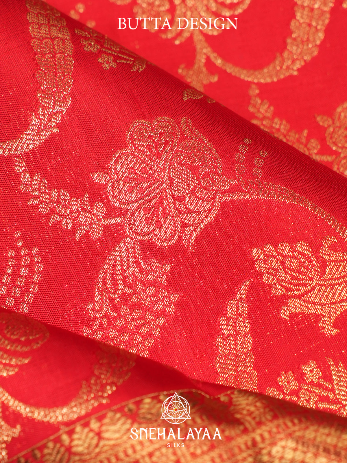 Rust Orange Kanjivaram Silk Saree