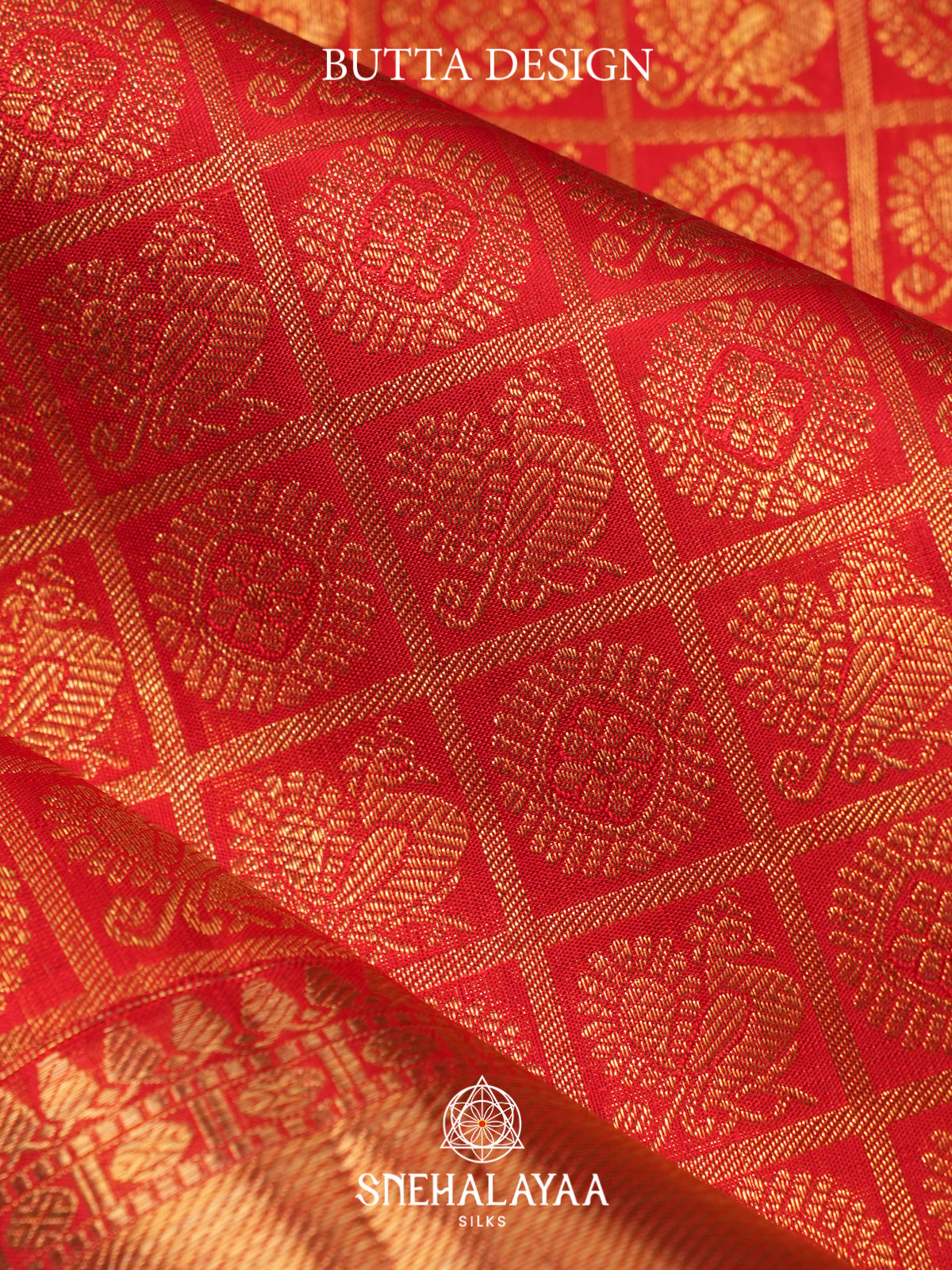 Rust Orange Kanjivaram Silk Saree