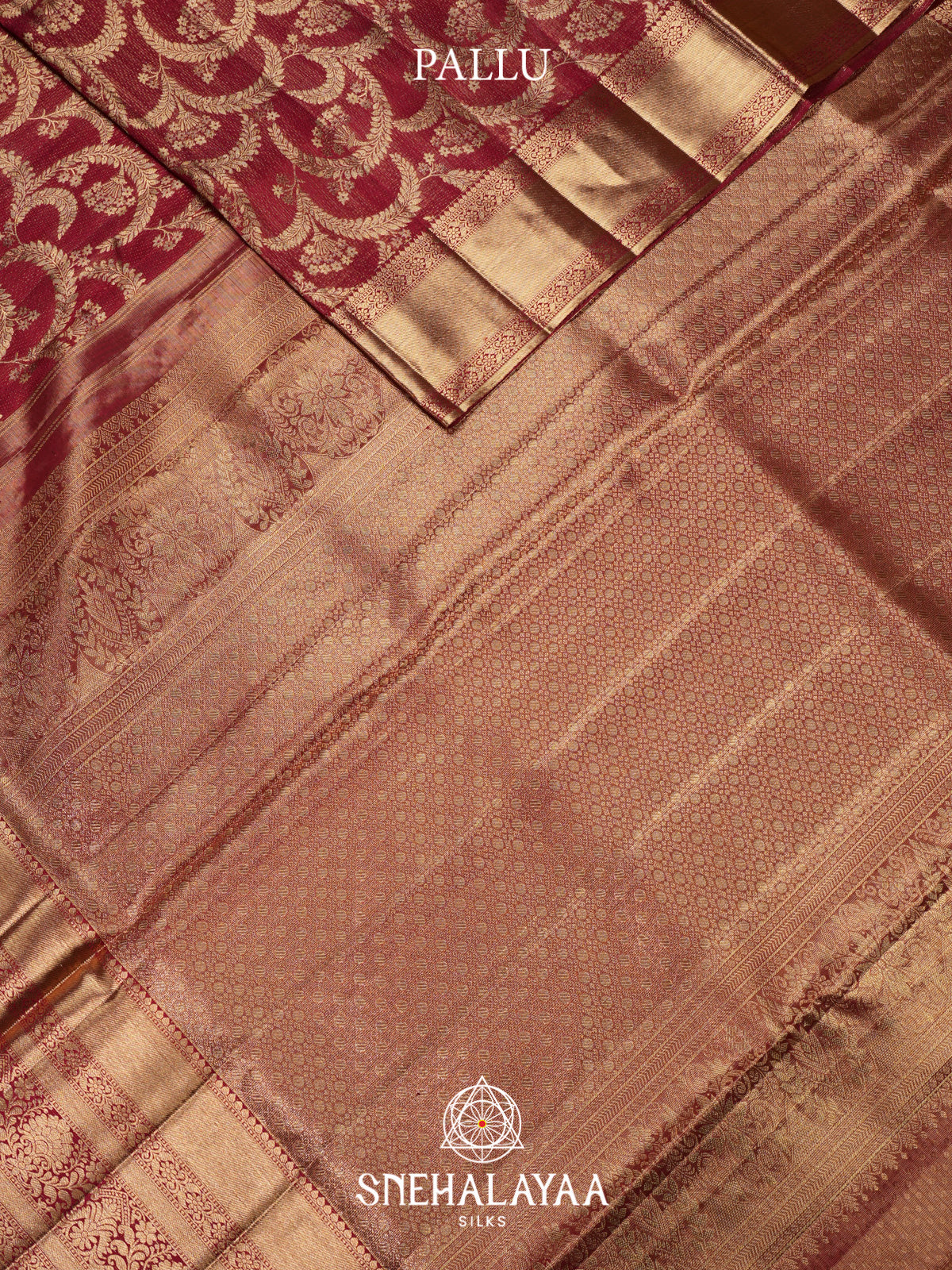 Maroon Kanjivaram Silk Saree