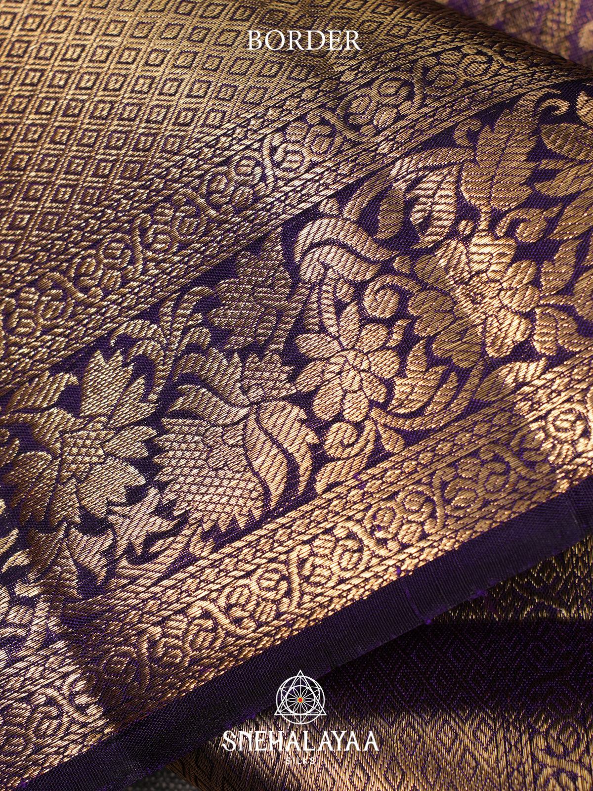 Purple Kanjivaram Silk Saree
