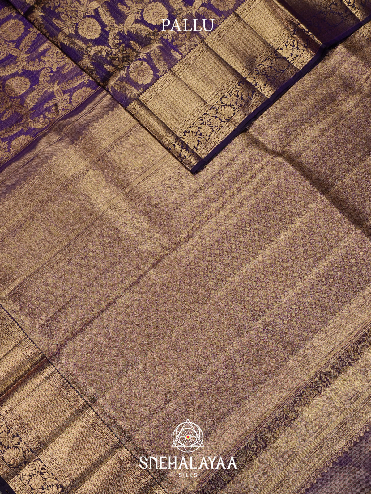 Purple Kanjivaram Silk Saree
