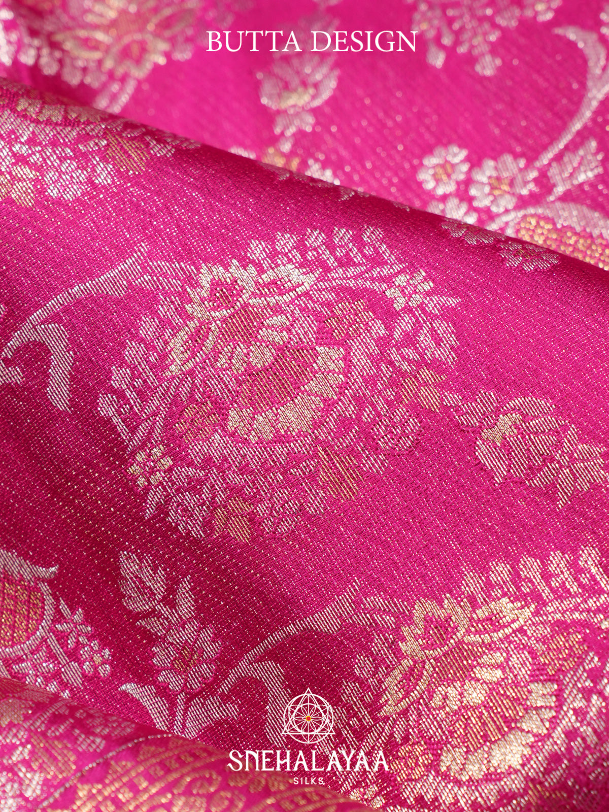 Fuchsia Pink Kanjivaram Silk Saree