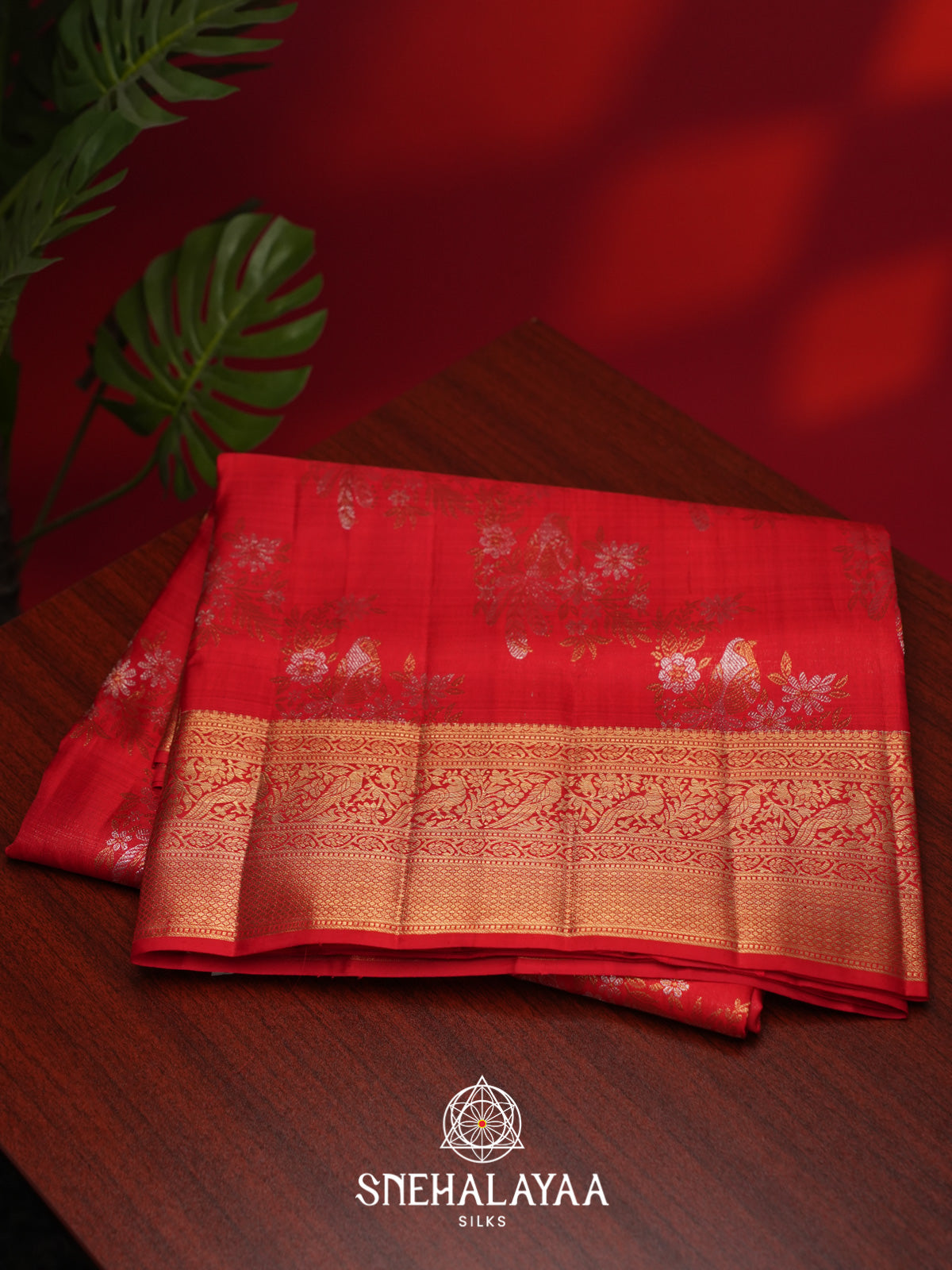 Red Kanjivaram Silk Saree