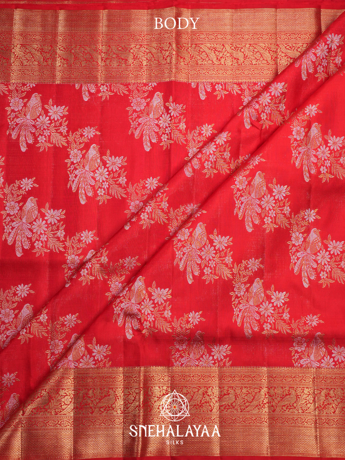 Red Kanjivaram Silk Saree