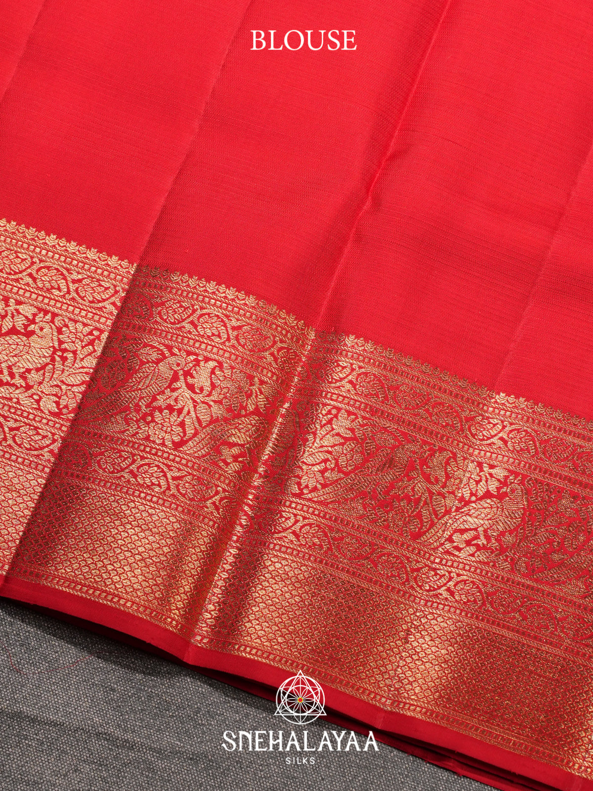 Red Kanjivaram Silk Saree