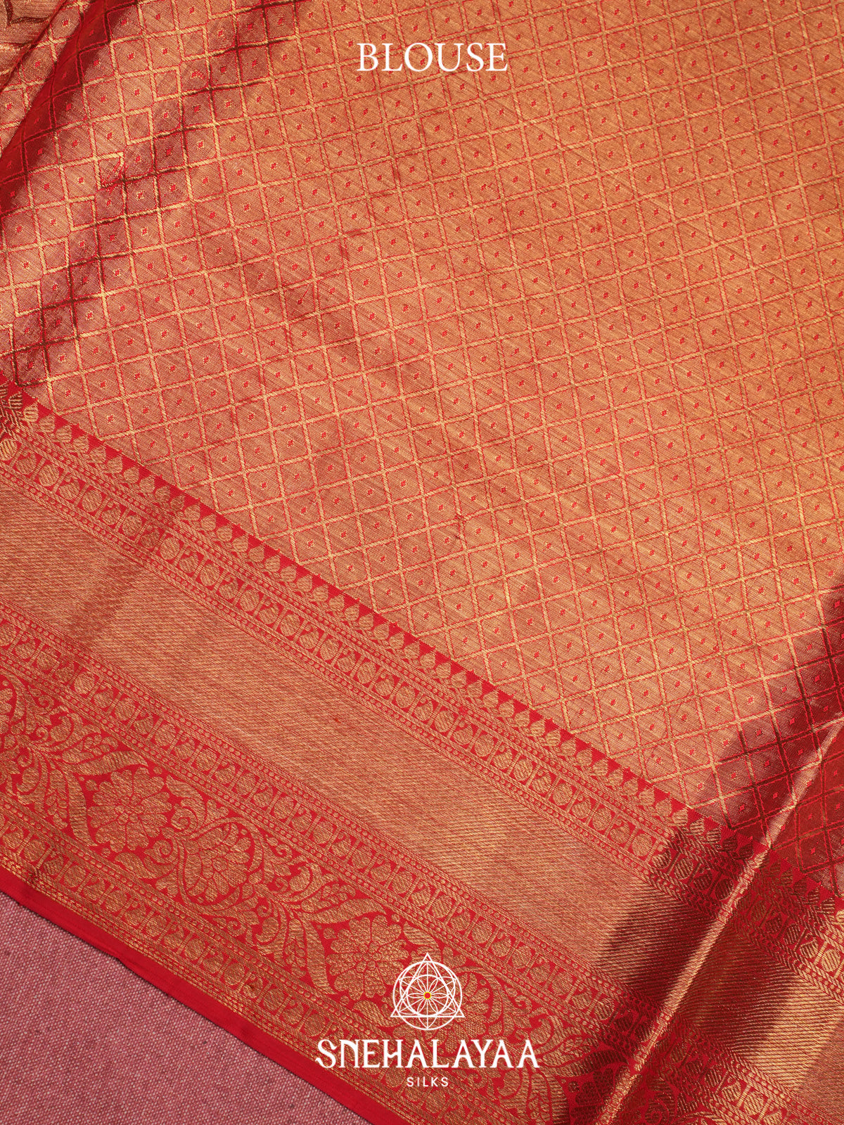 Beige Gold Kanjivaram Silk Saree
