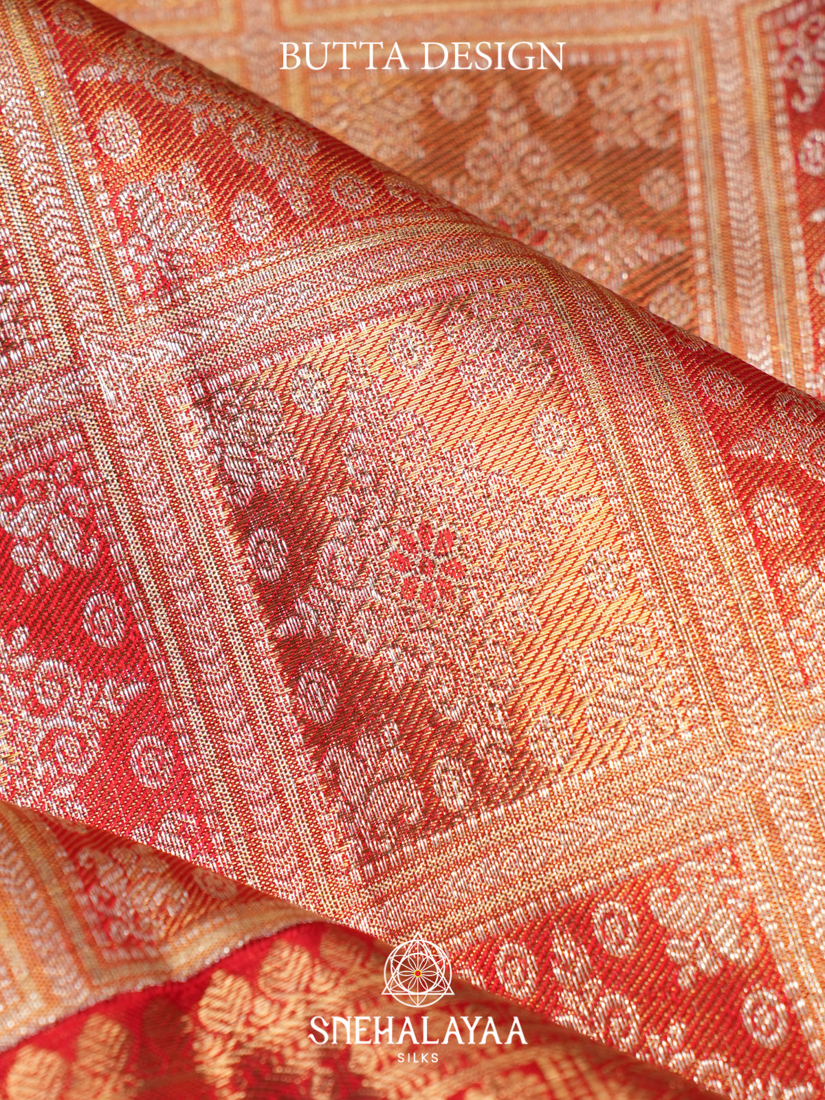 Peach Kanjivaram Silk Saree